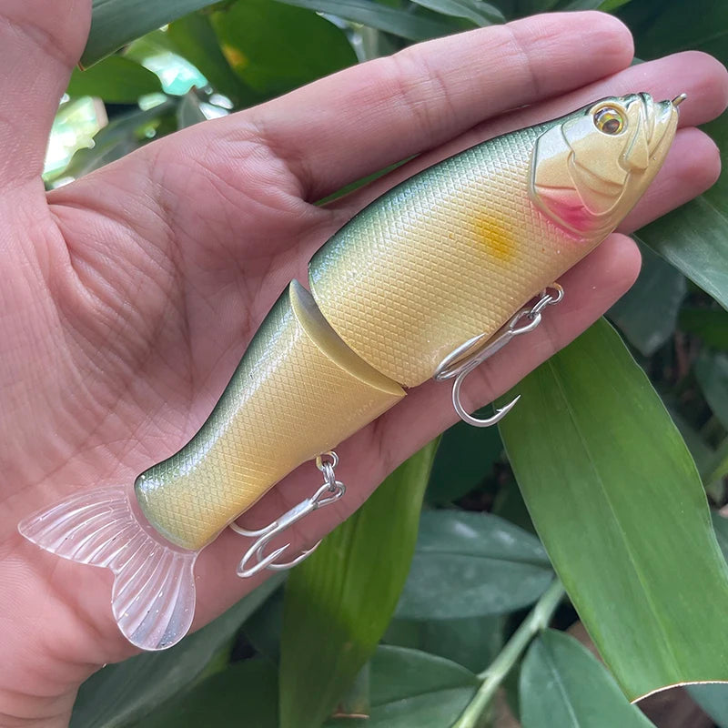 135mm Multi-Joint Slow-Sinking Swimbait — Bass & Pike Fishing Lure