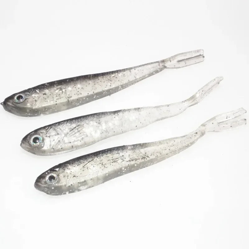 Fork Tail Swimbait — Soft Silicone Fishing Lure with Hook Option