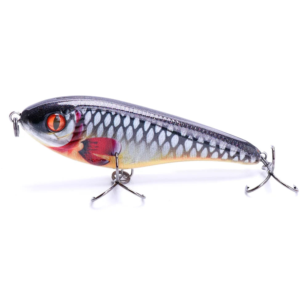 TREHOOK Rattlin' Jerkbait Sinking Lure 21g — Pike & Bass Fishing