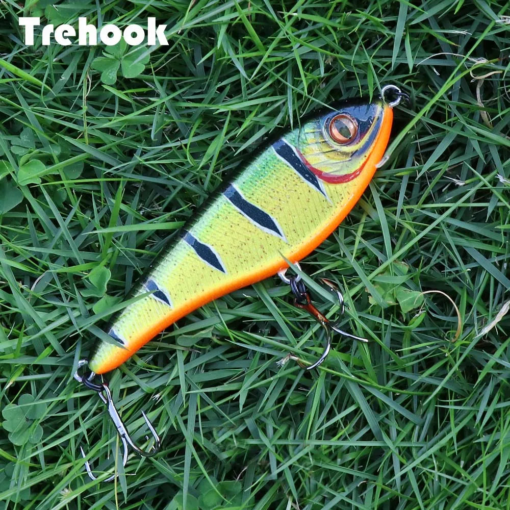 TREHOOK Rattlin' Jerkbait Sinking Lure 21g — Pike & Bass Fishing