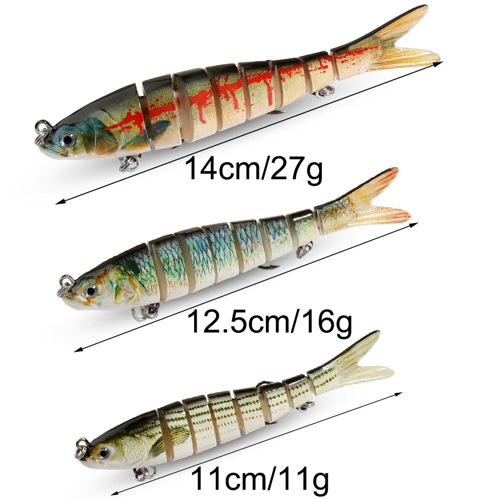 Bionic Multi-Joint Swimbait — Slow Sinking Fishing Lure (Multiple Sizes)