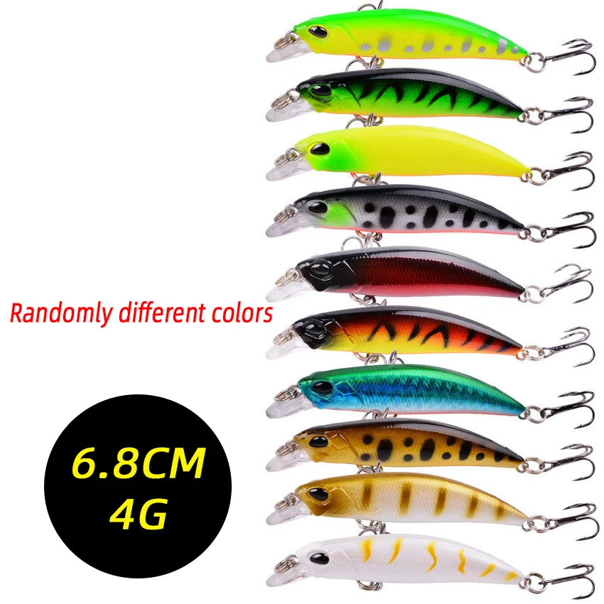 Mixed Crankbait & Minnow Lure Set — Wobble Swim Baits for Bass & Pike (3/5/8pcs)