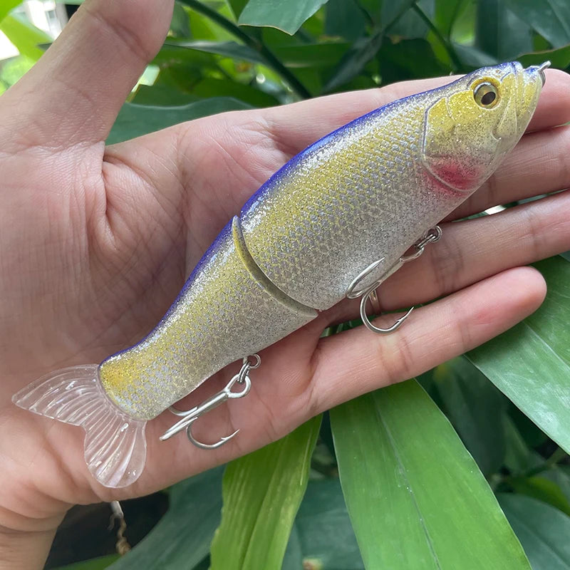 135mm Multi-Joint Slow-Sinking Swimbait — Bass & Pike Fishing Lure