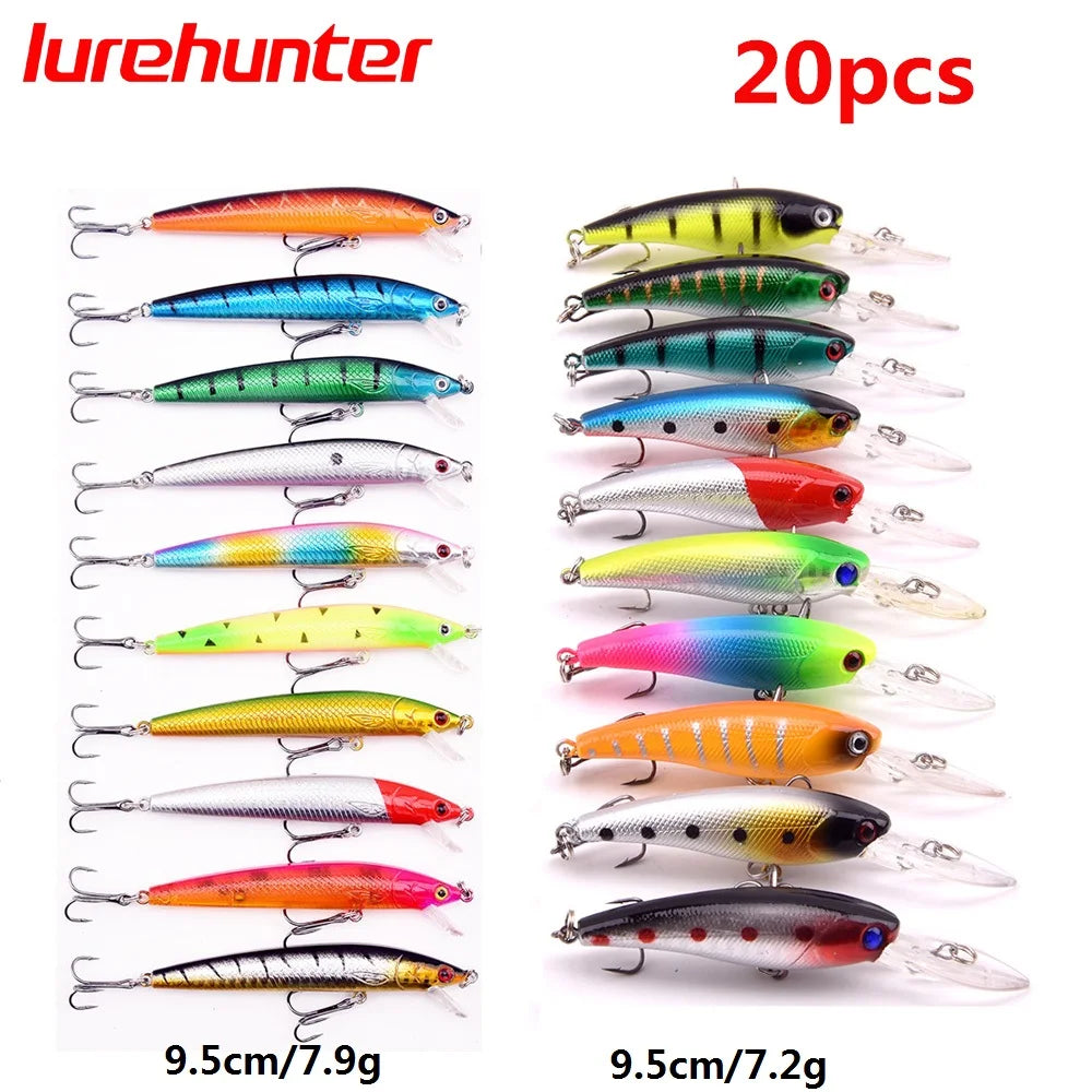 Mini Minnow Floating Crankbait Set — Bionic Wobbler Lures for Bass & Pike