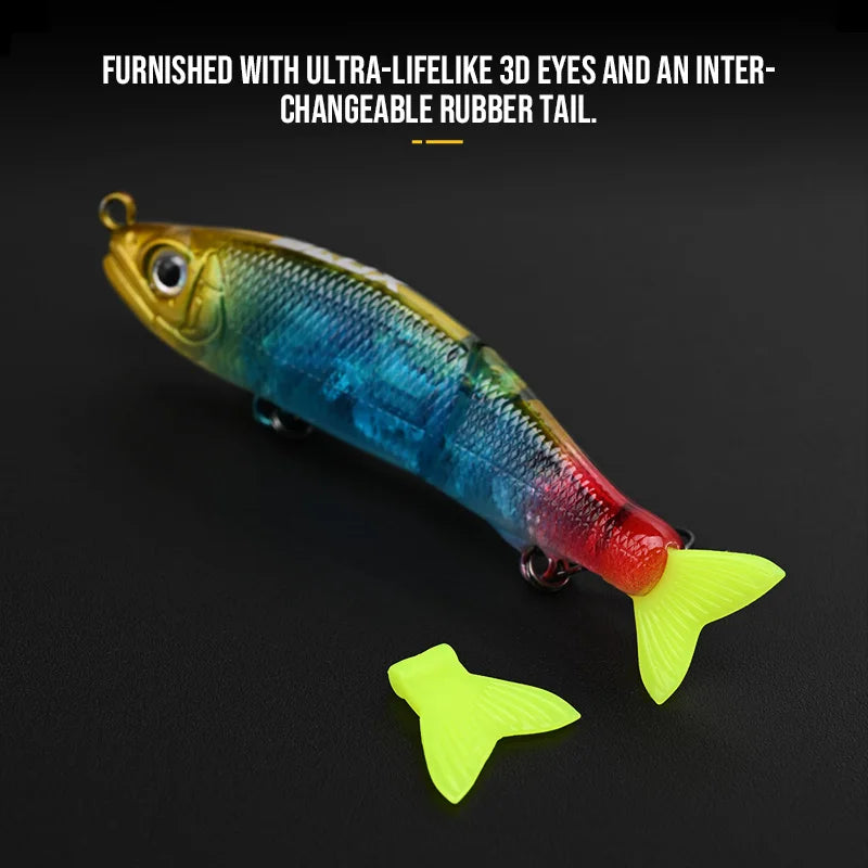 BLUX Jack Claw Jointed Swimbait — Sinking Minnow Fishing Lure