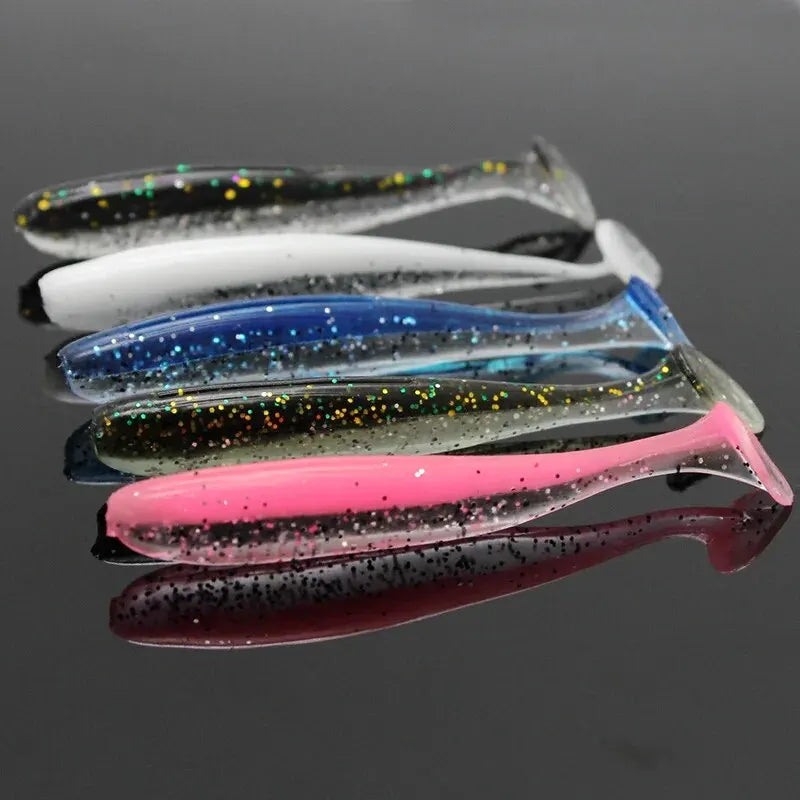 Paddle Tail Swimbait 10pcs — 70/90/120mm Saltwater & Freshwater