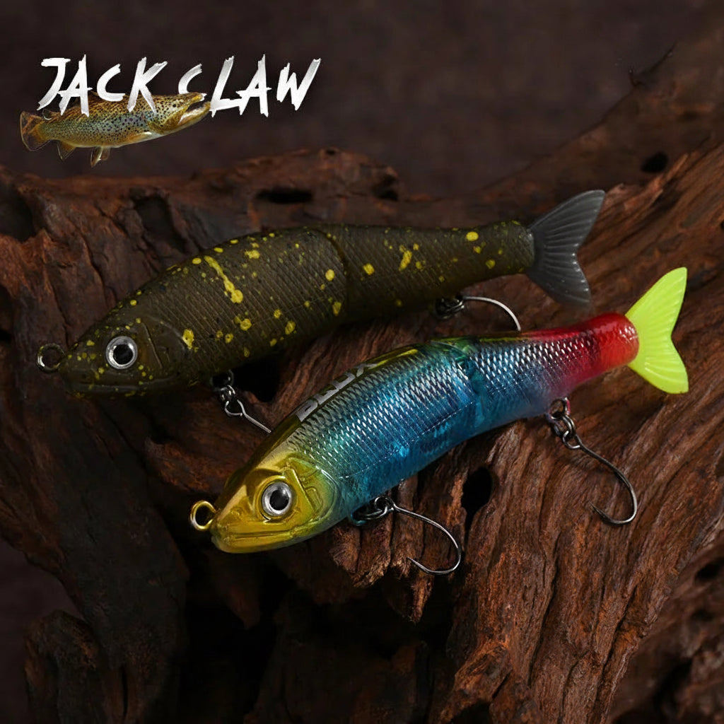 BLUX Jack Claw Jointed Swimbait — Sinking Minnow Fishing Lure