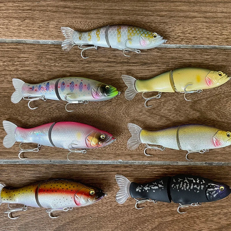 135mm Multi-Joint Slow-Sinking Swimbait — Bass & Pike Fishing Lure