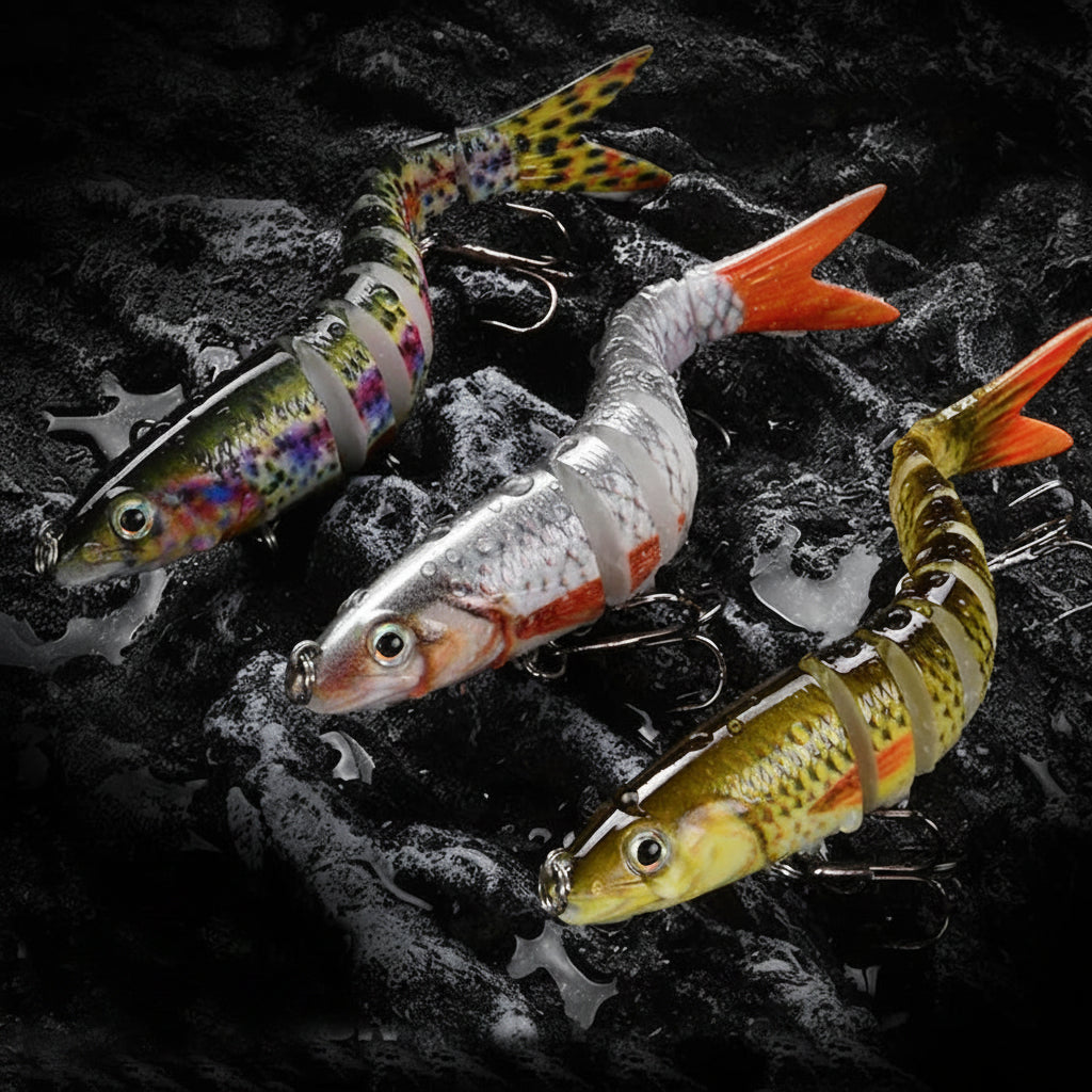 Multi-Jointed Bionic Crankbait — Freshwater & Saltwater Fishing Lure