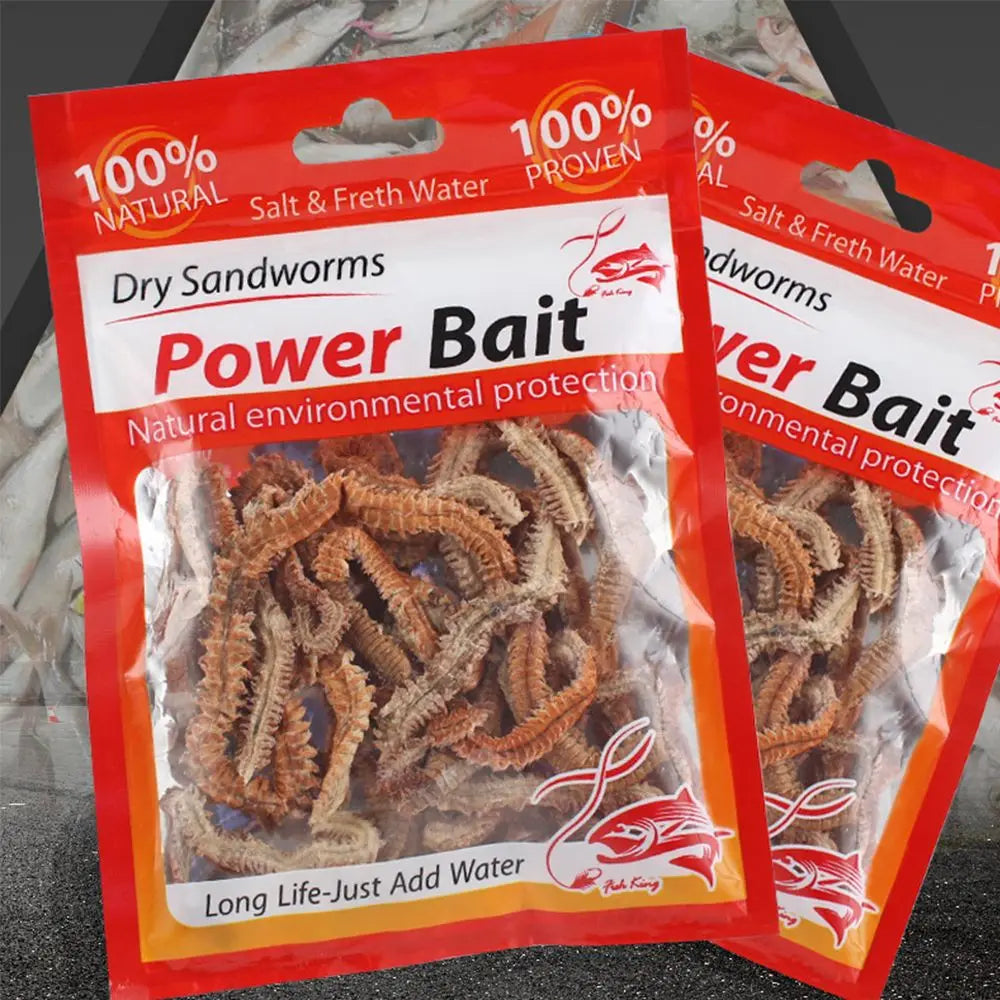 Silicone Lugworm Bait 6g/10g — Realistic Soft Power Lure