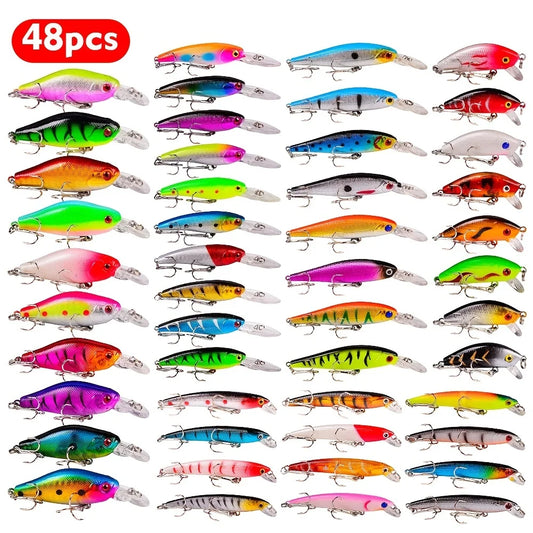 Mini Minnow Floating Crankbait Set — Bionic Wobbler Lures for Bass & Pike
