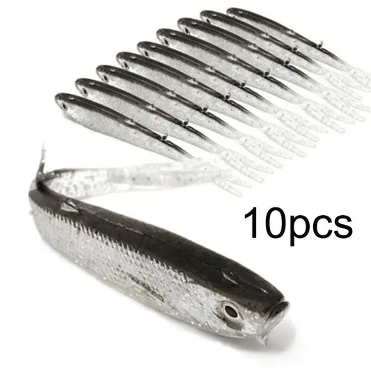 Fork Tail Swimbait — Soft Silicone Fishing Lure with Hook Option