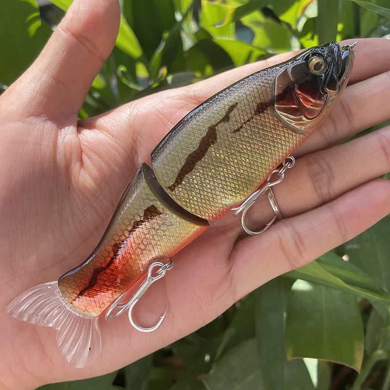 135mm Multi-Joint Slow-Sinking Swimbait — Bass & Pike Fishing Lure