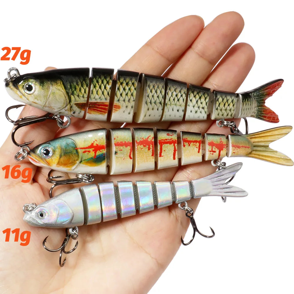 Bionic Multi-Joint Swimbait — Slow Sinking Fishing Lure (Multiple Sizes)