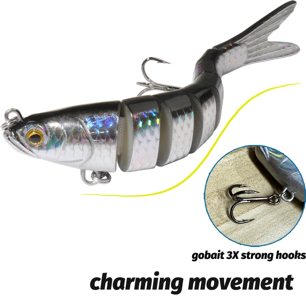 Bionic Multi-Joint Swimbait — Slow Sinking Fishing Lure (Multiple Sizes)