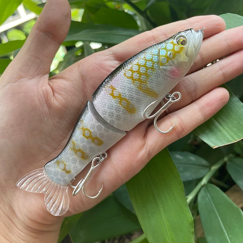 135mm Multi-Joint Slow-Sinking Swimbait — Bass & Pike Fishing Lure