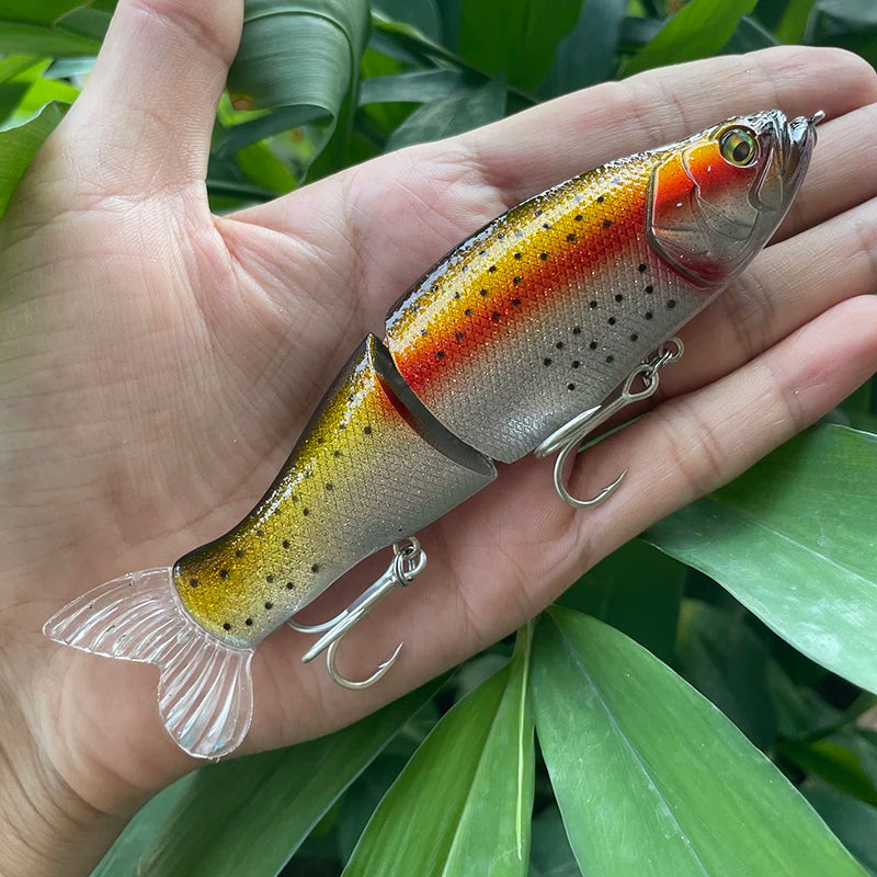 135mm Multi-Joint Slow-Sinking Swimbait — Bass & Pike Fishing Lure