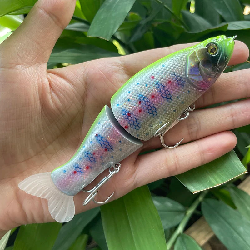 135mm Multi-Joint Slow-Sinking Swimbait — Bass & Pike Fishing Lure