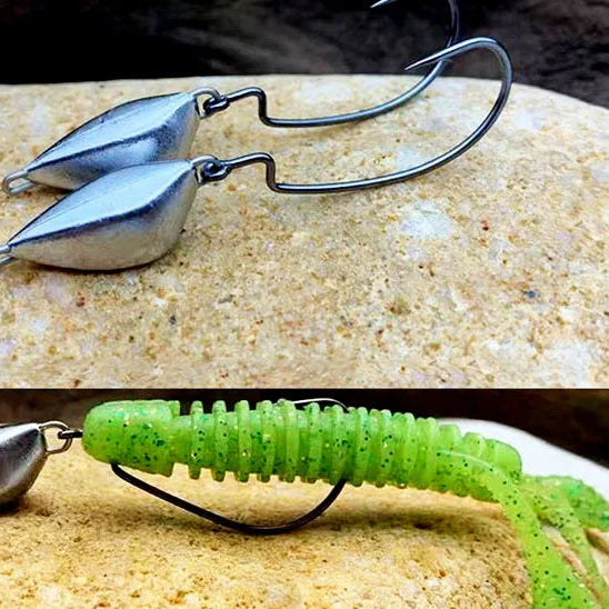 Bullet Jig Head 5pcs — 5/7/10g with Swivel Sinker for Soft Lures
