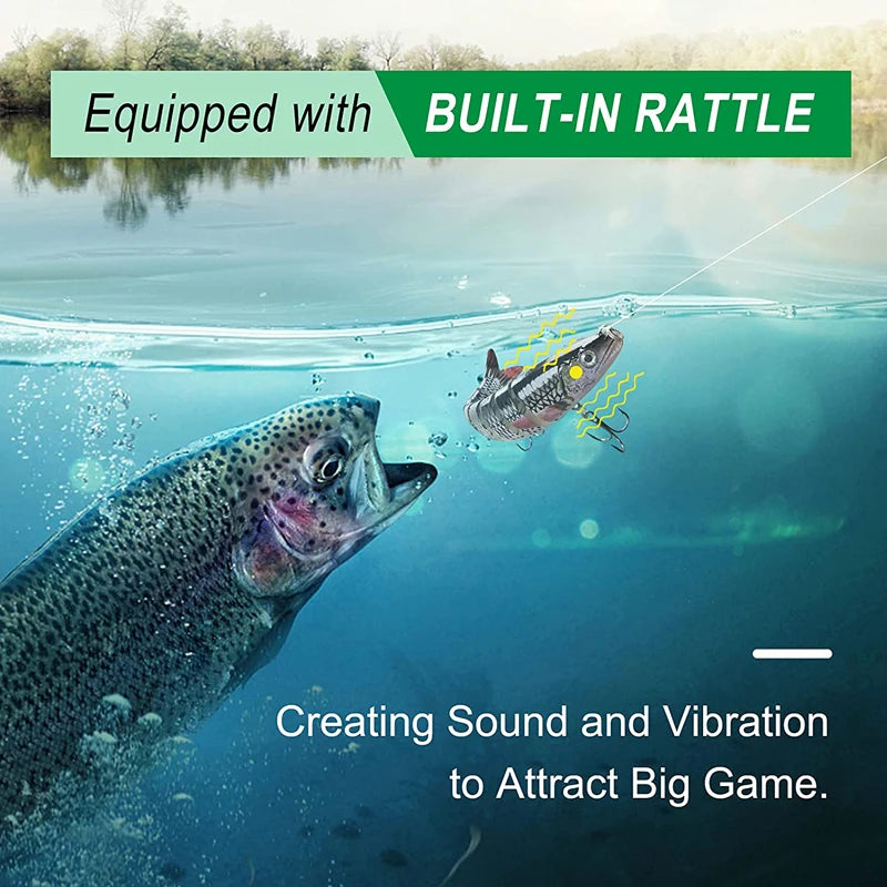 Multi-Jointed Bionic Crankbait — Freshwater & Saltwater Fishing Lure