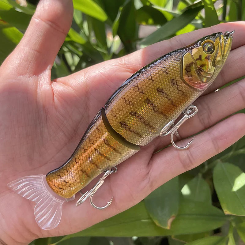 135mm Multi-Joint Slow-Sinking Swimbait — Bass & Pike Fishing Lure