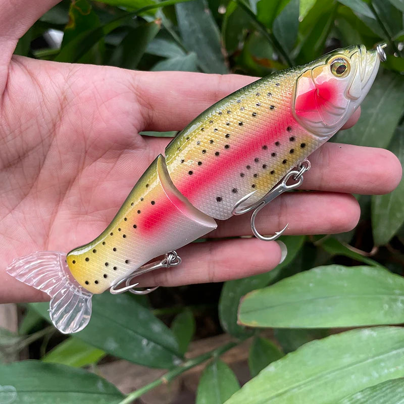135mm Multi-Joint Slow-Sinking Swimbait — Bass & Pike Fishing Lure
