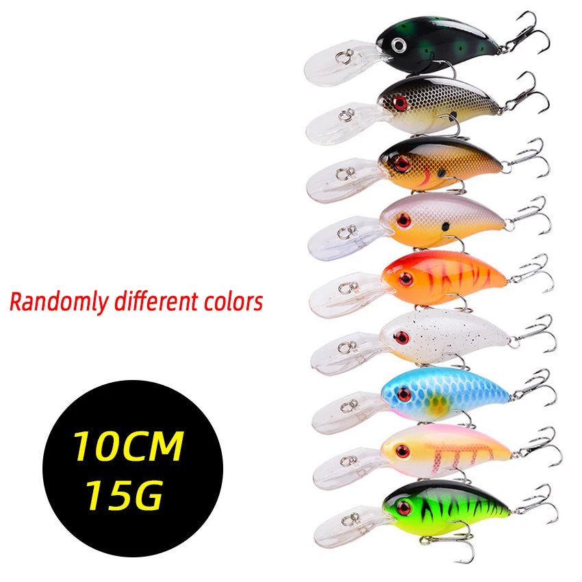 Mixed Crankbait & Minnow Lure Set — Wobble Swim Baits for Bass & Pike (3/5/8pcs)