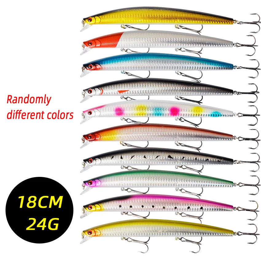 Mixed Crankbait & Minnow Lure Set — Wobble Swim Baits for Bass & Pike (3/5/8pcs)
